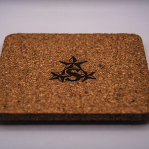 Fyrkantigt underlägg i kork